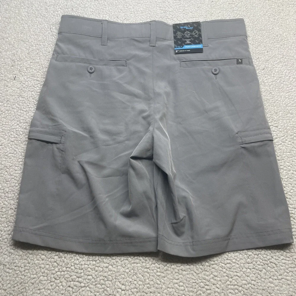 Birdie Bound Golf Shorts Mens 32 Grey Performance 9